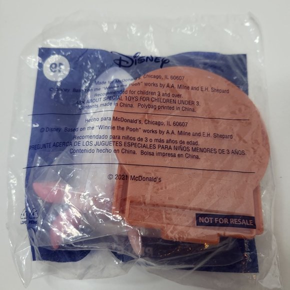 NEW 2021 McDONALD'S WALT DISNEY WORLD 50th ANNIVERSARY HAPPY MEAL TOY #19 Piglet - Picture 5 of 6